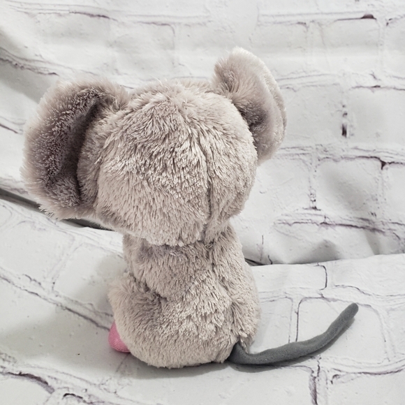 TY Beanie Boos Mouse Squeaker Plush 5.5" Stuffed Animal Toy 2015 Pink Glitter - Picture 4 of 7